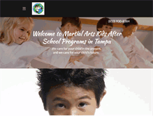 Tablet Screenshot of martialarts-kids.com